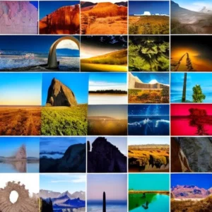 Artistic representation for 25 of the united states most underrated destinations. ## ### ##