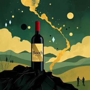 Artistic representation for Unveiling hidden gems: the unparalleled journey of booth wines