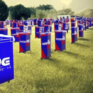 Artistic representation for Fact : Hot people vote in the primary elections.