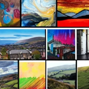 Artistic representation for More than 30 events to take place in Ulverston this autumn. **Here are some ideas to get you started:** * **Ulverston: