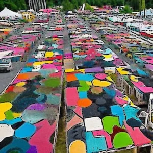 Artistic representation for World Largest Yard Sale This Friday and Saturday