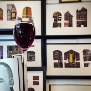 Artistic representation for He was a theater and English major in the united kingdom . Now , he one of Singapore 4 masters of wine .