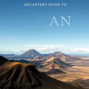Artistic representation for Decanter's guide to volcanic w