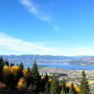Artistic representation for Penticton: ideal fall getaway for must-do adventures!