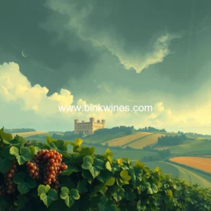 Artistic representation for France's wine harvest threatened: record reduction amidst weather woes