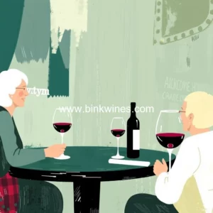 Artistic representation for Wine tasting at Ashcombe House Care Home in Basingstoke