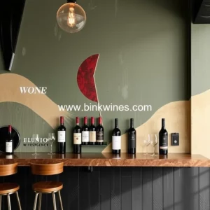 Artistic representation for High street wine co: elevating local wine experience with extensive collection
