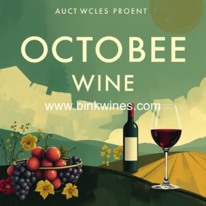 Artistic representation for October's premier wine experience: c
