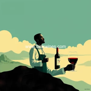 Artistic representation for The rise of sommeliers: navigating south africa'