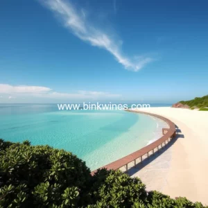 Artistic representation for Europe's hidden gem: three hours from uk with beach as pristine as the maldives