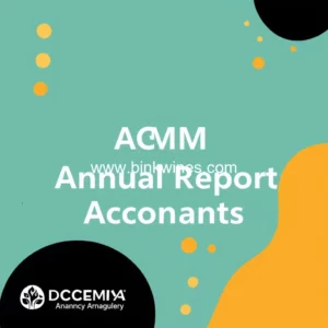 Artistic representation for Notice of AGM and Annual Report Accounts Company Announcement