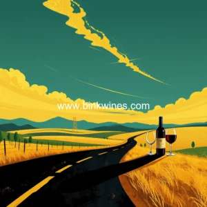 Artistic representation for The road to gold for Aussie wines