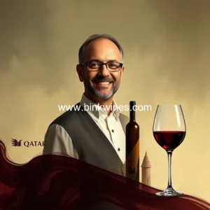 Artistic representation for Qatar Airways appoints Master of Wine