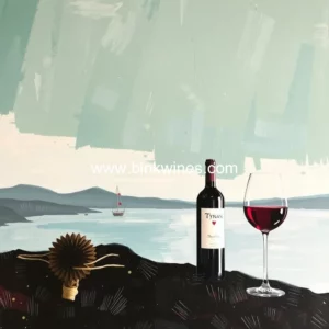 Artistic representation for Explore tynan wines at salamander bay cellar door experience.