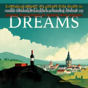 Artistic representation for Embracing dreams: my journey from london to madrid wine empire support: embracing dreams: my journey from london to madrid wine empire!