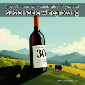Artistic representation for New Zealand wine celebrates 30 years of sustainable winegrowing
