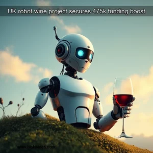 Artistic representation for UK robot wine project secures 475k funding boost