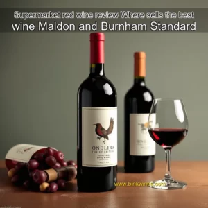 Artistic representation for Supermarket red wine review Where sells the best wine Maldon and Burnham Standard