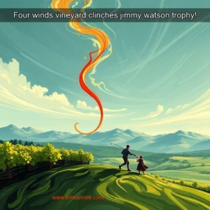 Artistic representation for Four winds vineyard clinches jimmy watson trophy!