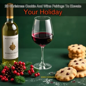 Artistic representation for 20 Christmas Cookie And Wine Pairings To Elevate Your Holiday