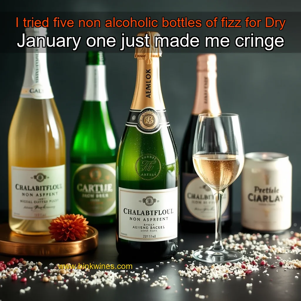 You are currently viewing I tried five non  alcoholic bottles of fizz for Dry January  one just made me cringe