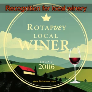 Artistic representation for Recognition for local winery