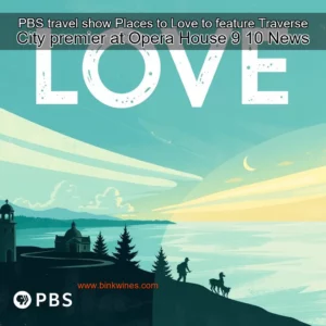 Artistic representation for PBS travel show Places to Love to feature Traverse City premier at Opera House 9 10 News
