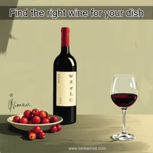 Artistic representation for Find the right wine for your dish