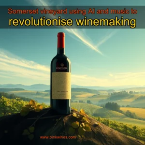 Artistic representation for Somerset vineyard using AI and music to revolutionise winemaking