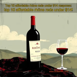 Artistic representation for Top 10 affordable rhône reds under $14 response: top 10 affordable rhône reds under $14!