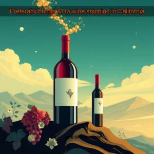 Artistic representation for Preferabli brings AI to wine shipping in California