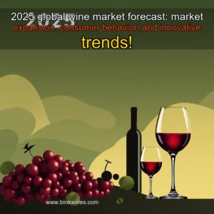 Artistic representation for 2025 global wine market forecast: market expansion, consumer behavior, and innovative trends!
