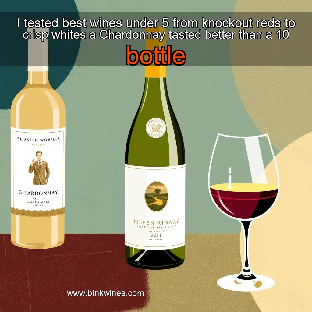 You are currently viewing I tested best wines under 5  from knockout reds to crisp whites  a Chardonnay tasted better than a 10 bottle