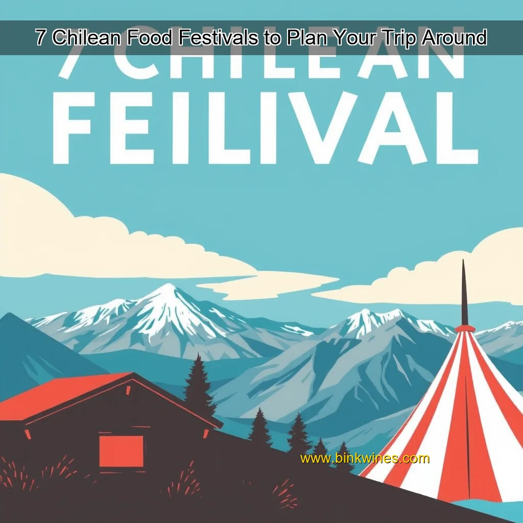 You are currently viewing 7 Chilean Food Festivals to Plan Your Trip Around