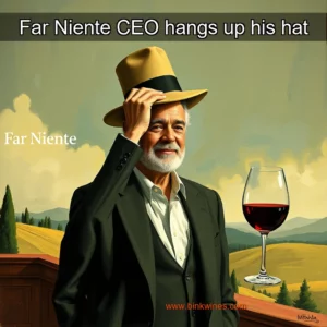 Artistic representation for Far Niente CEO hangs up his hat