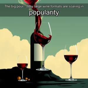 Artistic representation for The big pour : Why large wine formats are soaring in popularity