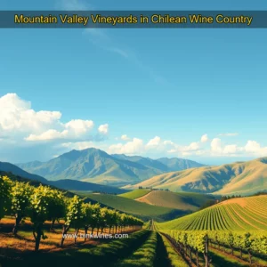 Artistic representation for Mountain Valley Vineyards in Chilean Wine Country