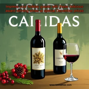 Artistic representation for Impress your holiday guests with these delicious award winning wines at special December prices