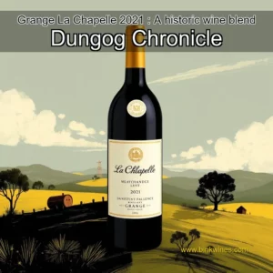 Artistic representation for Grange La Chapelle 2021 : A historic wine blend Dungog Chronicle