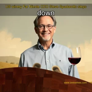 Artistic representation for US winery Far Niente CEO Steve Spadarotto steps down