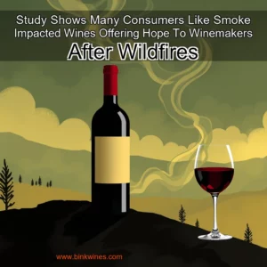 Artistic representation for Study Shows Many Consumers Like Smoke Impacted Wines Offering Hope To Winemakers After Wildfires