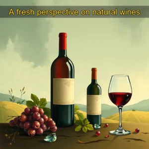 Artistic representation for A fresh perspective on natural wines