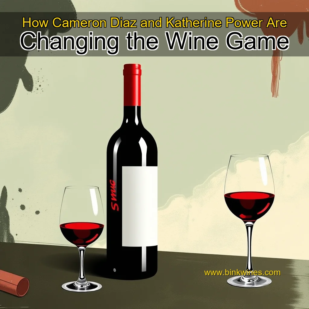 You are currently viewing How Cameron Diaz and Katherine Power Are Changing the Wine Game