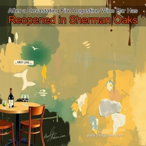 Artistic representation for After a Devastating Fire Augustine Wine Bar Has Reopened in Sherman Oaks