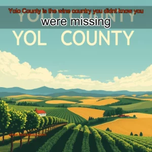 Artistic representation for Yolo County is the wine country you didnt know you were missing