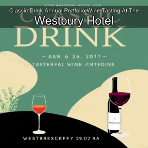 Artistic representation for Classic Drink Annual Portfolio Wine Tasting At The Westbury Hotel