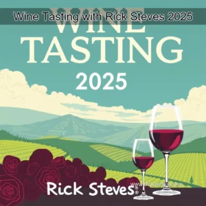 Artistic representation for Wine Tasting with Rick Steves 2025