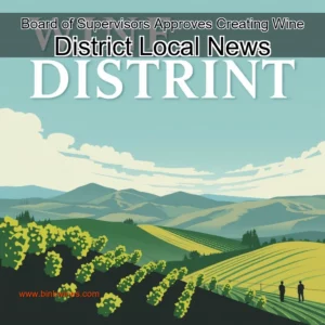 Artistic representation for Board of Supervisors Approves Creating Wine District Local News