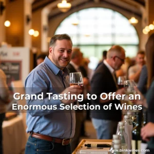 Artistic representation for Grand Tasting to Offer an Enormous Selection of Wines