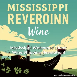 Artistic representation for Mississippi Welcomes Direct Wine Shipping Revolution!